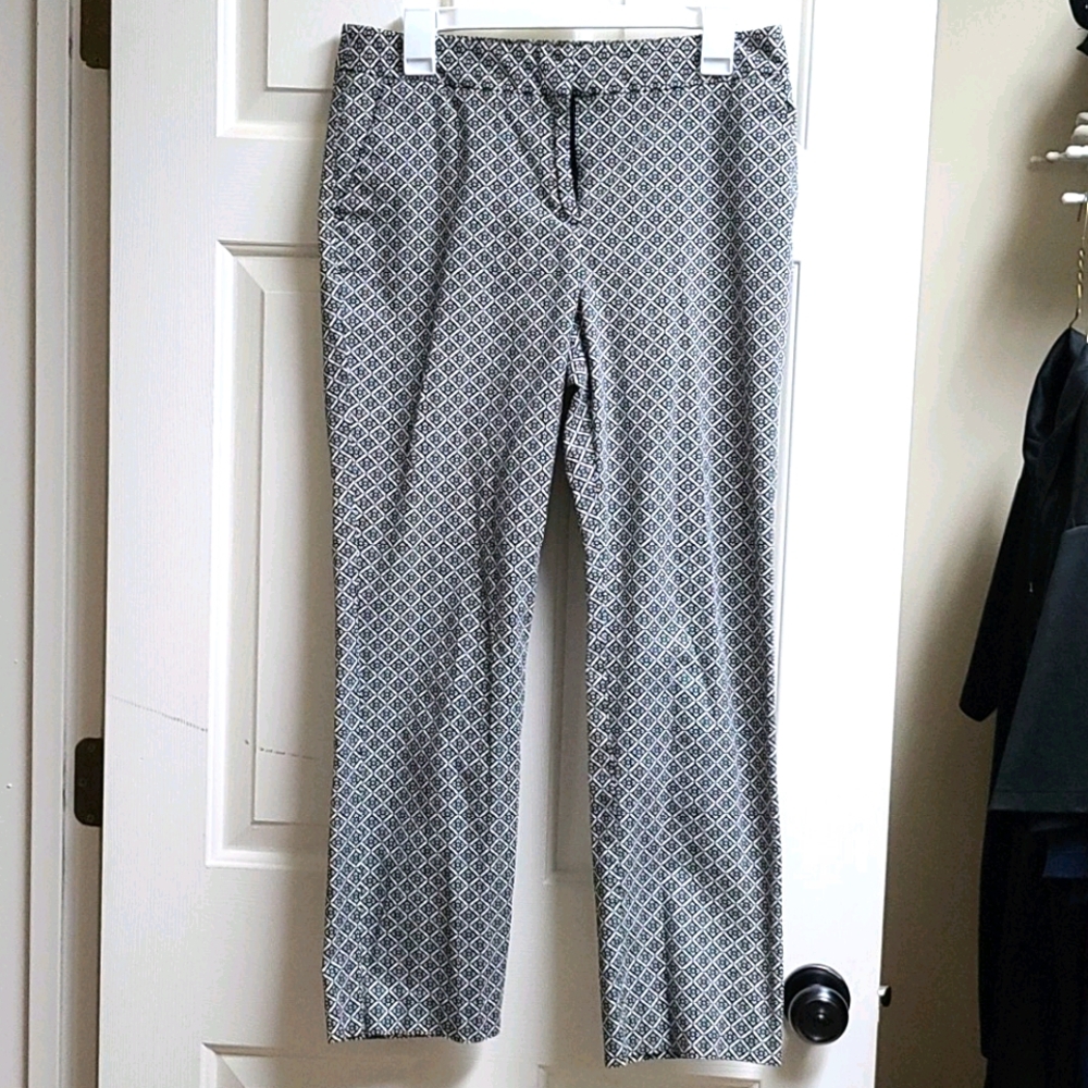 Mint Green, Black, And White Dress Pants